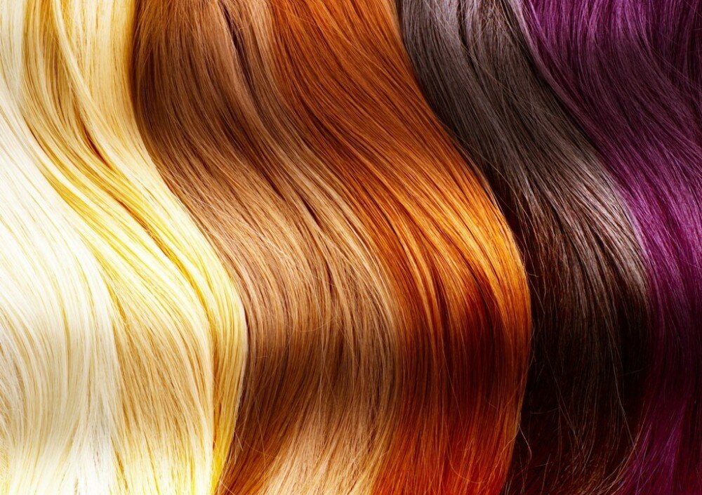 Укладки при разных цветов волос