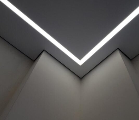 Теневые натяжные потолки